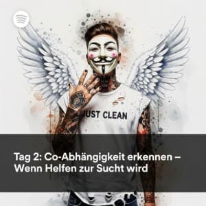 Tag 2: Co-Abhängigkeit erkennen – Wenn Helfen zur Sucht wird - Podcast Titelbild