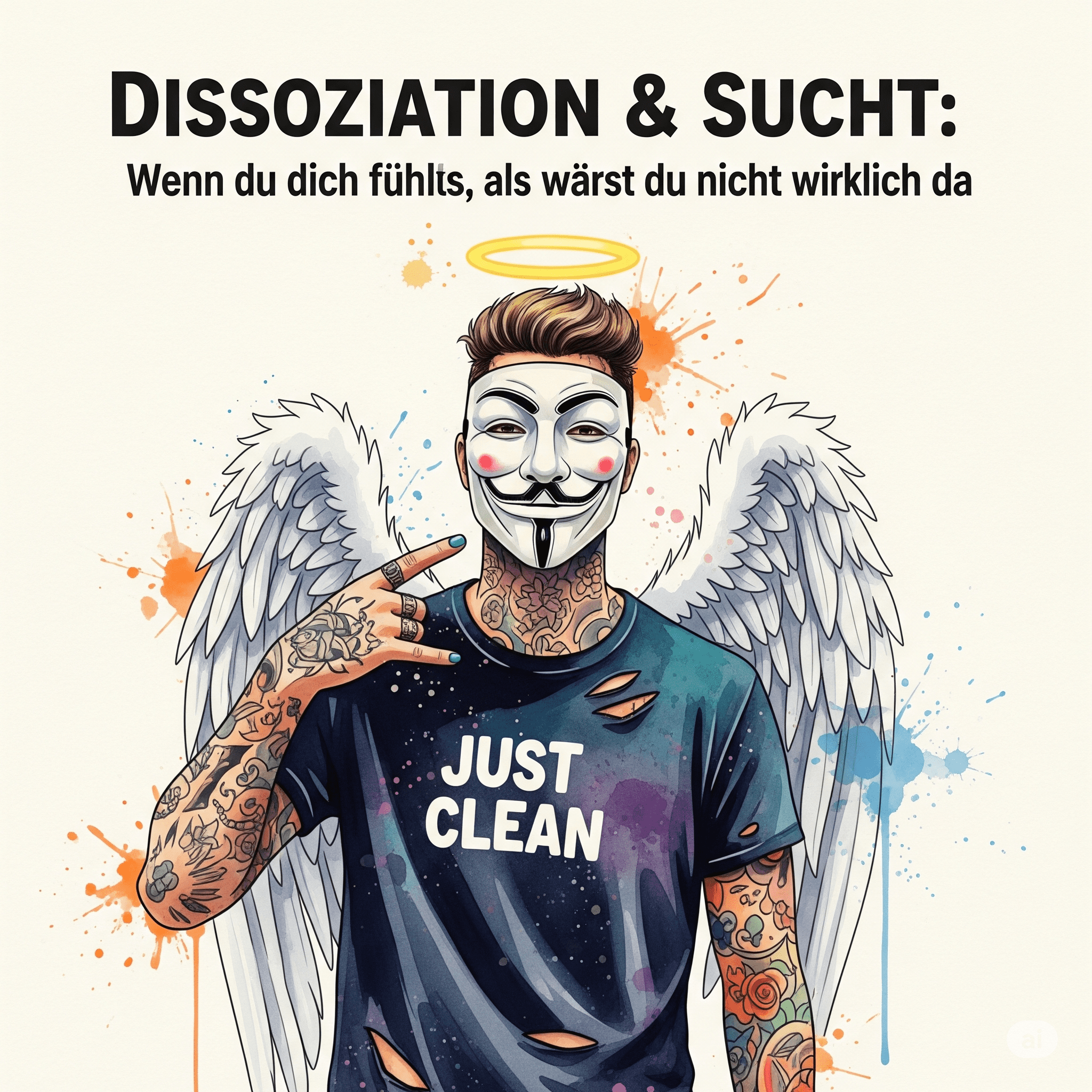 Dissoziation & Sucht: Wenn du dich fühlst, als wärst du nicht wirklich da