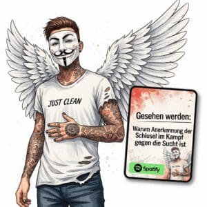 Gesehen werden: Warum Anerkennung der Schlüssel im Kampf gegen die Sucht ist. Podcast und Artikel Titelbild