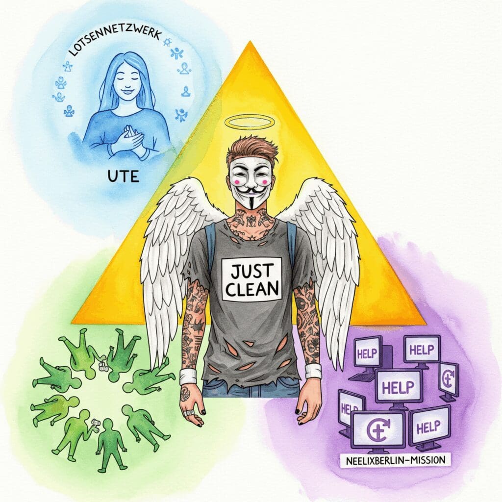 Support Dreieck Ute Lotsennetzwerk Selbsthilfegruppe NeelixberliN Mission Stabilität Hoffnung Recovery