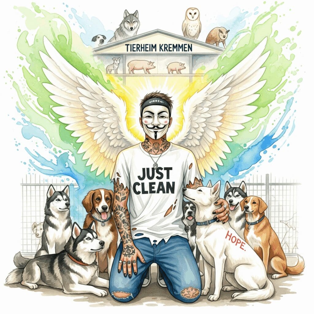 Recovery Tierheim Besuch Gabriel Hunde Hope Husky Kremmen ehrenamtlich Tiere Liebe Zuneigung bedingungslose Akzeptanz NeelixberliN