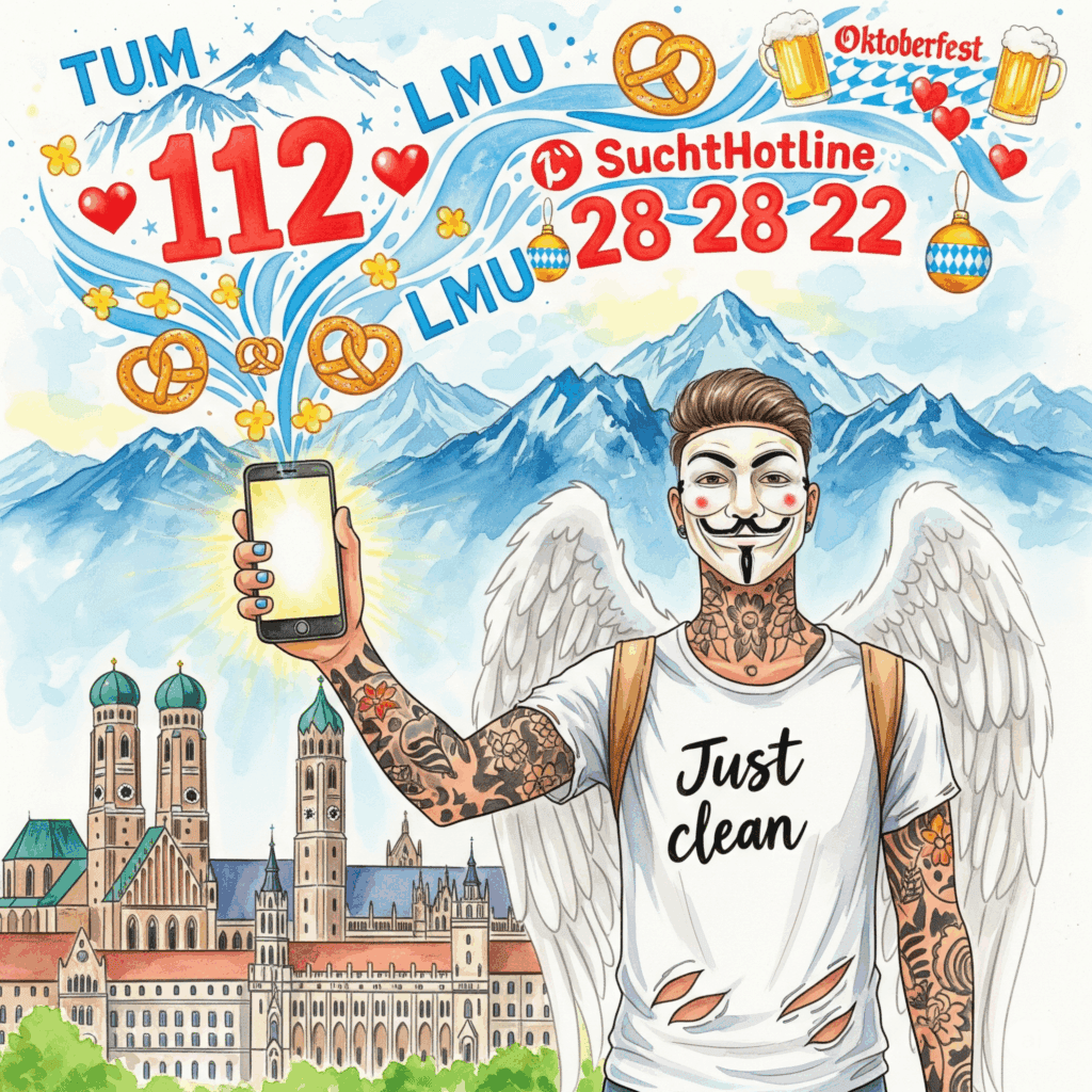 München TUM LMU Klinikum Sucht Notfall 24h Psychiatrie Oktoberfest Alpen Hilfe Telefon SuchtHotline Wiesn