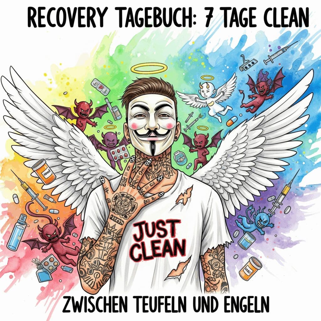 Recovery Tagebuch: 7 Tage Clean - Zwischen Teufeln und Engeln