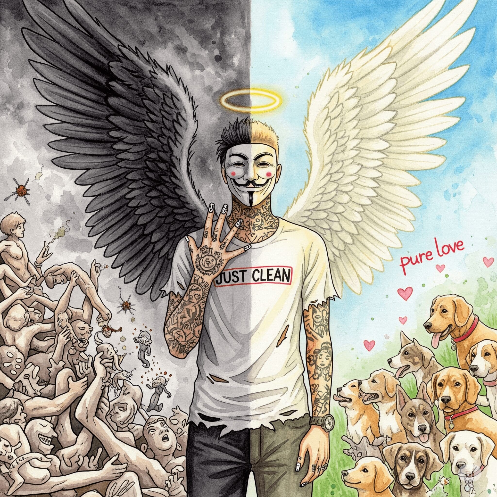 Beziehung Recovery suchtkrank clean Partner Hunde bedingungslose Liebe Gabriel Entscheidung Partnerwahl Tierheim