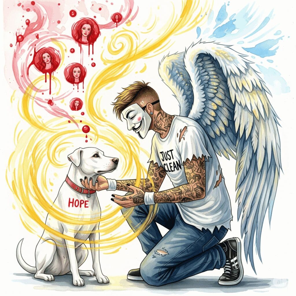 Trigger Hope Tochter Gabriel Hund Tierheim Schmerz Heilung Recovery Buprenorphin Substitution Transformation Kremmen