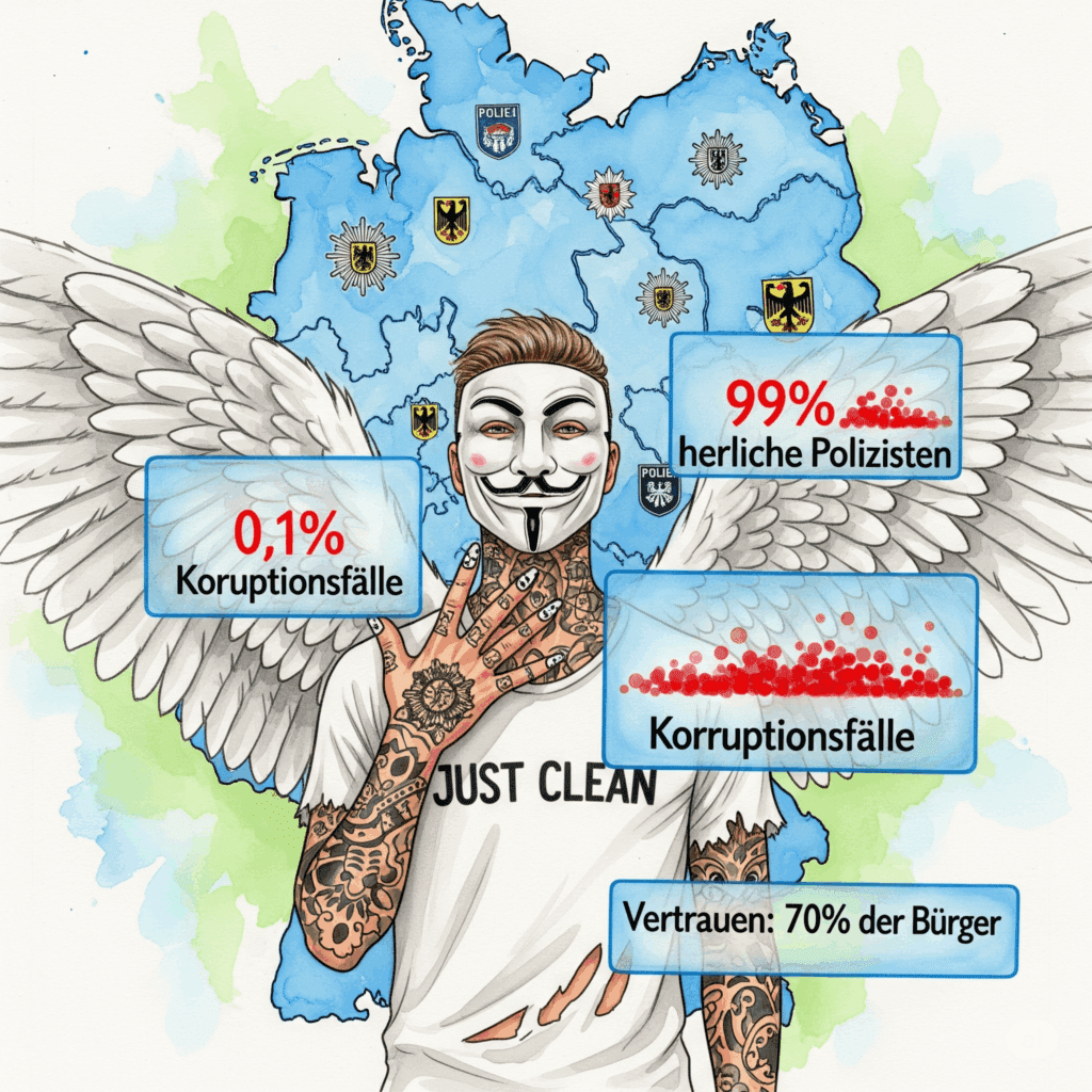 Deutschland Polizei Vertrauen Statistik Korruption BundeslÀnder Ehrlichkeit