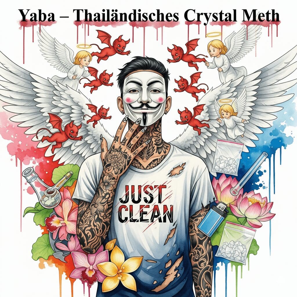 Yaba – Thailändisches Crystal Meth: Wirkung, Risiken und Suchtpotenzial