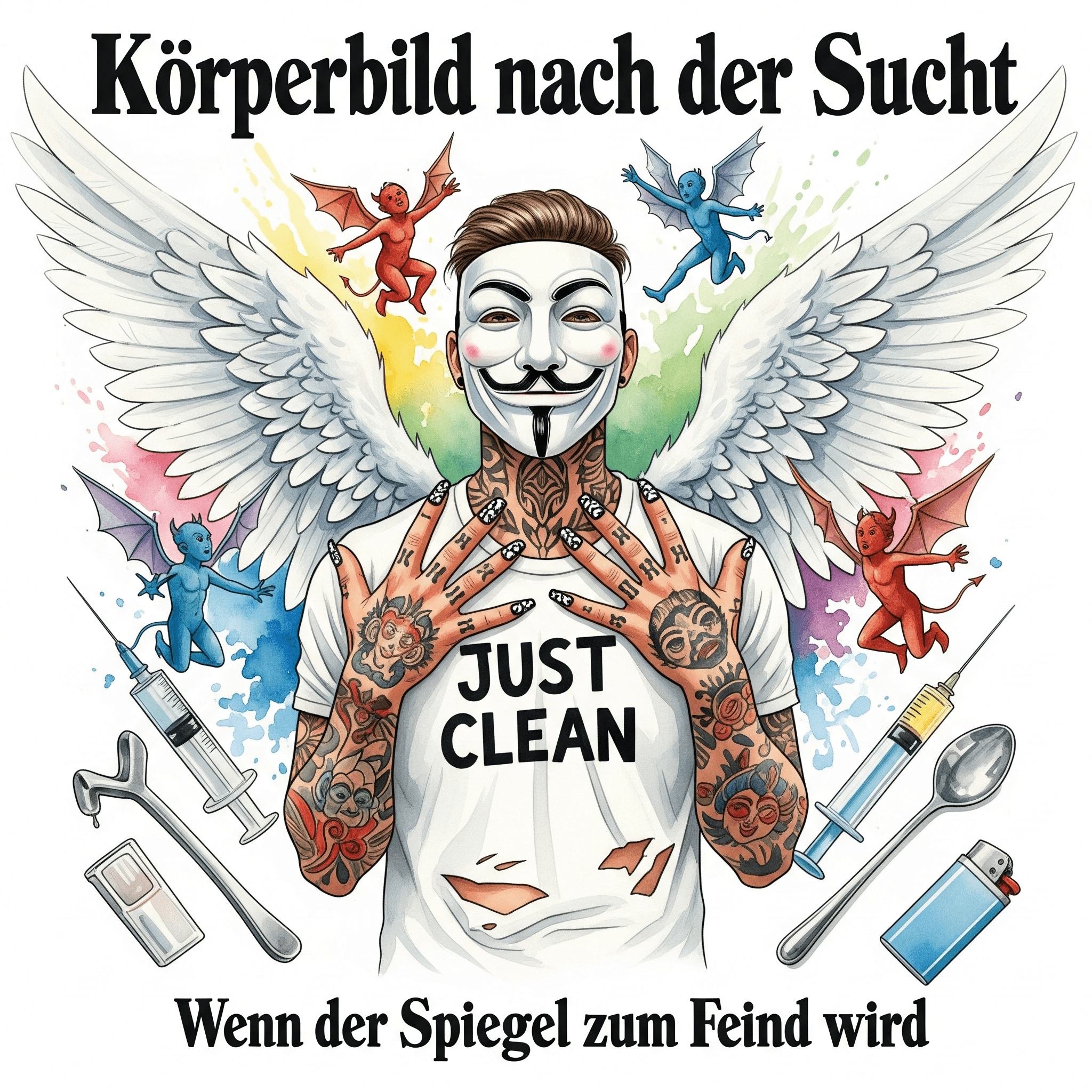 Körperbild nach der Sucht: Wenn der Spiegel zum Feind wird