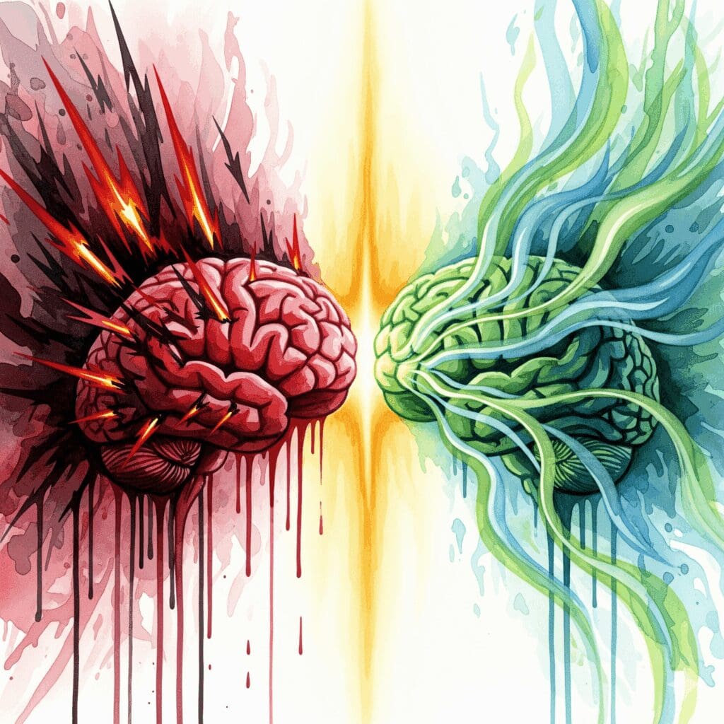 Transformation destruktiver Gedanken in produktive Energie - Gabriel's Emotionsmanagement