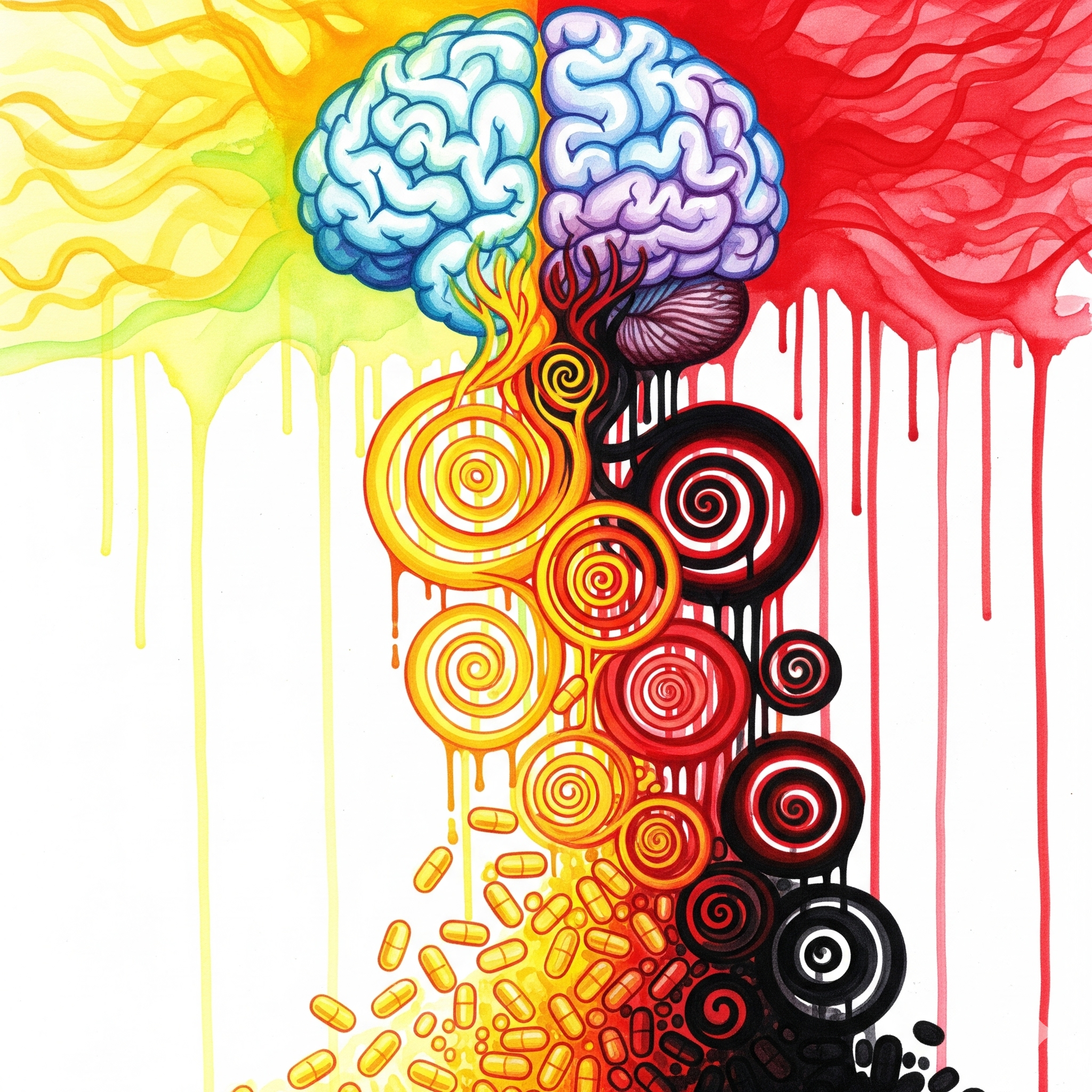 Yellow Jackets Sucht Spirale Gehirn Pentobarbital Abhängigkeit Neurobiologie GABA Rezeptoren Toleranz