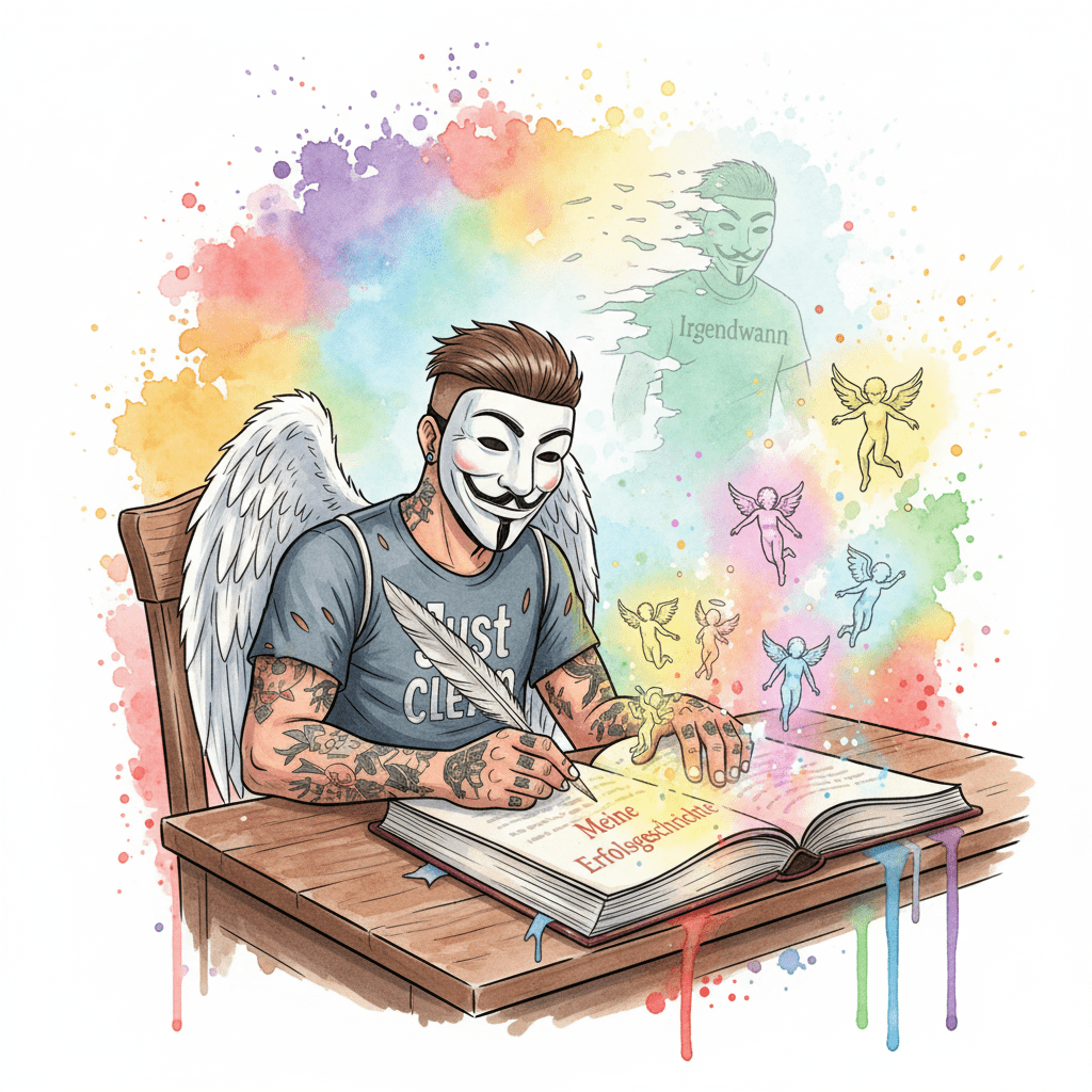 Die NeelixberliN-Figur (Watercolor) schreibt ihre eigene Erfolgsgeschichte und lässt den Geist von "Irgendwann" hinter sich.