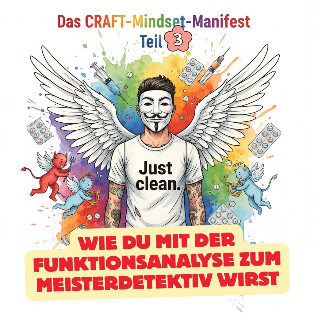 Das CRAFT-Mindset-Manifest (Teil 3): Die Landkarte der Sucht – Wie du mit der Funktionsanalyse zum Meisterdetektiv wirst