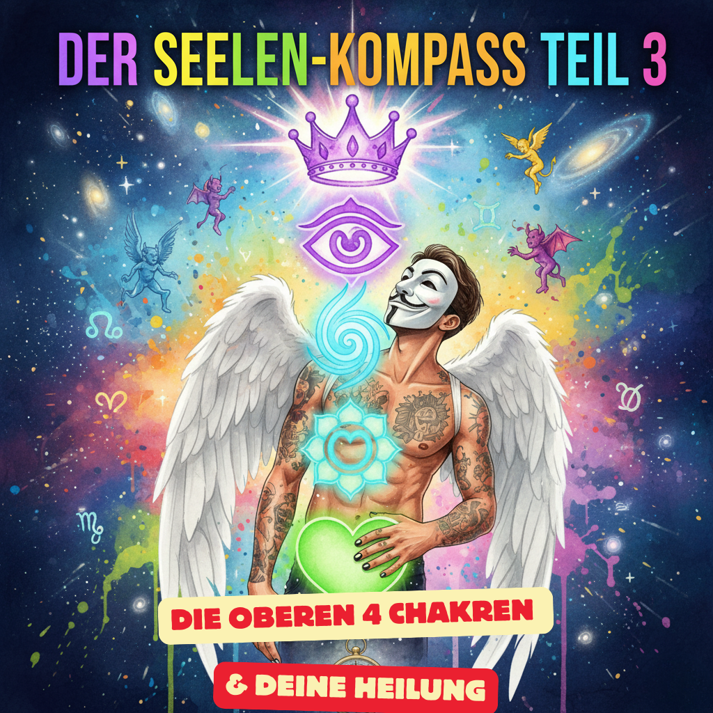 Die Energie-Analyse (Teil 2): Die oberen 4 Chakren & deine Heilung