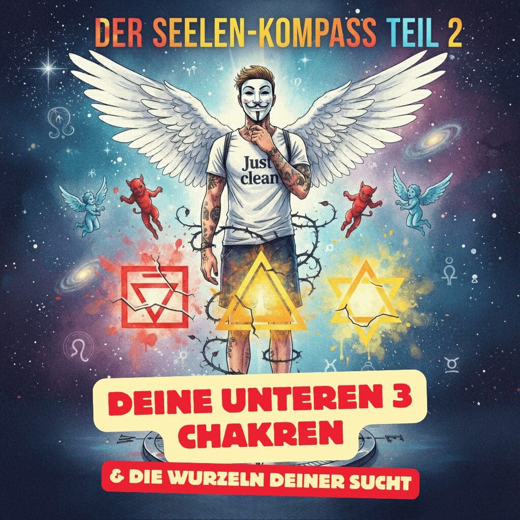 Die Energie-Analyse (Teil 1): Deine unteren 3 Chakren & die Wurzeln deiner Sucht