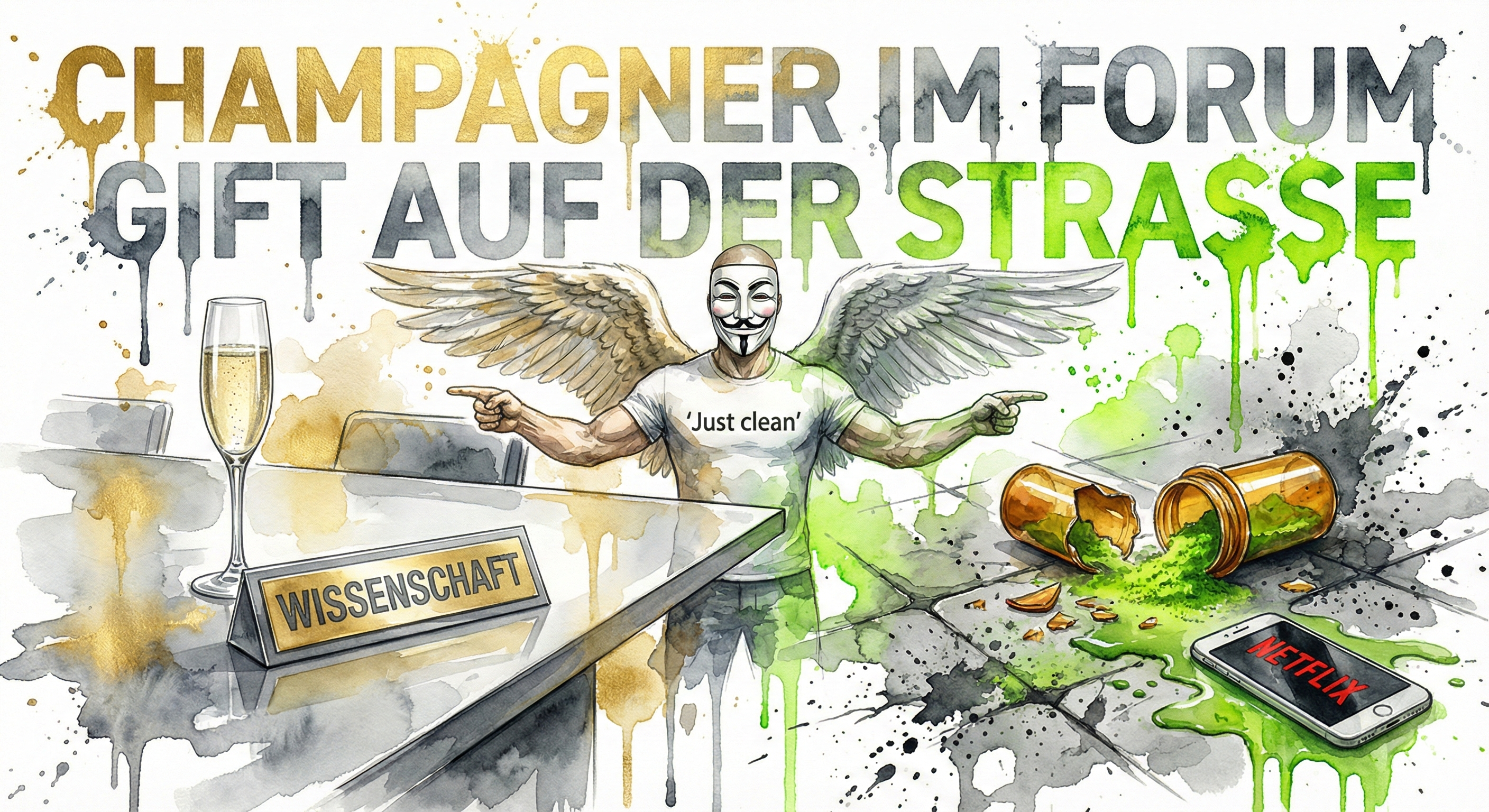 Champagner im Forum, Gift auf der Straße: Die Realitätsflucht der Drogenpolitik (Streeck-Kritik)