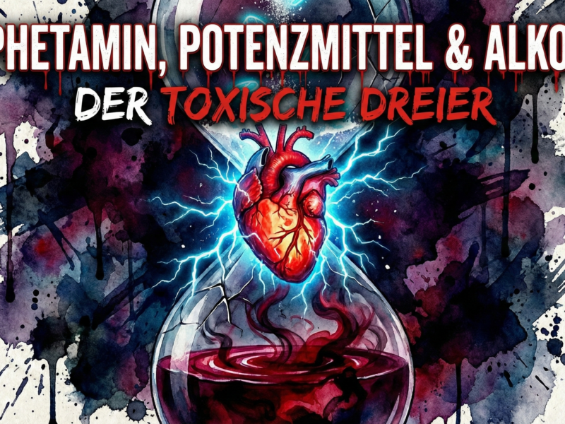 Amphetamin, Potenzmittel & Alkohol: Herzrasen, Standhaftigkeit & Lebensgefahr – Der toxische Dreier-Check von NeelixberliN